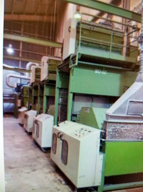 PIERRET / I.R. Recycling Line, 1500mm x 4 cylinders, 2001 yr